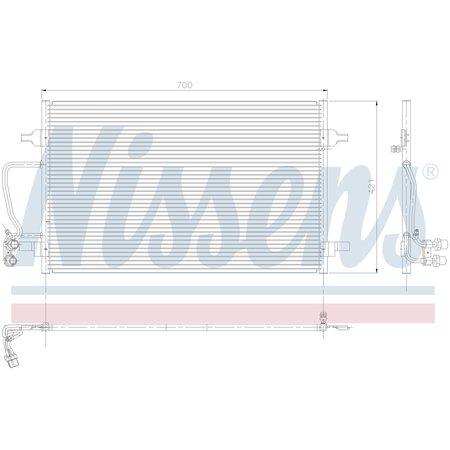 NISSEN Nissens Condenser, 94345 94345